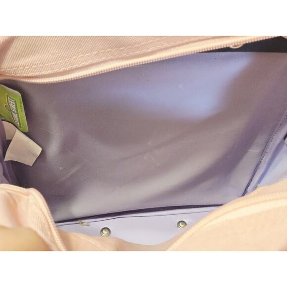 Vintage Sesame Street Rolling Backpack Abby Cadabby & Elmo Purple Retro Toddler - Picture 8 of 10